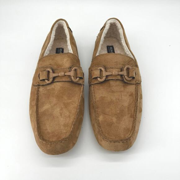 Kenneth Cole Reaction Dawson Bit Driver Cozy Shearling Slippers Mens‎ 13 - Picture 1 of 9
